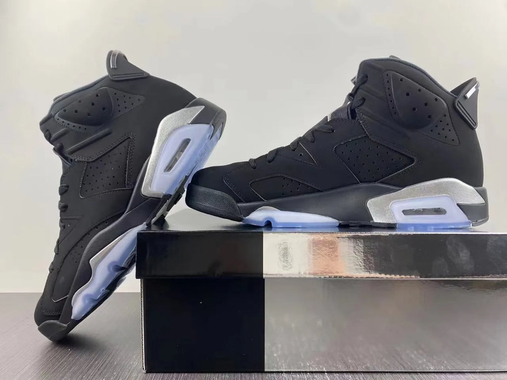 Air Jordan 6 Black Chrome - Hình 7