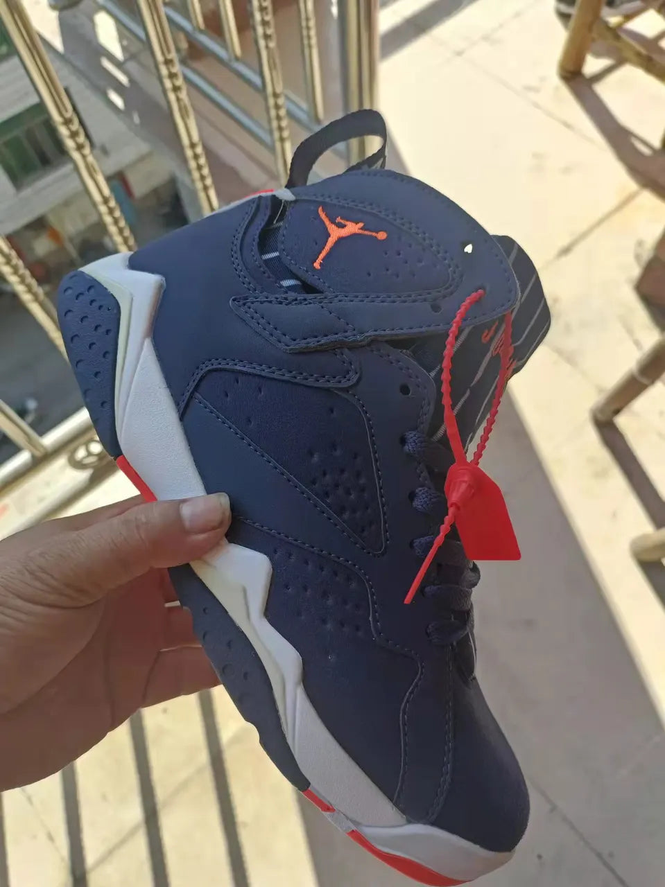 Air Jordan 7 Retro Navy - Hình 2