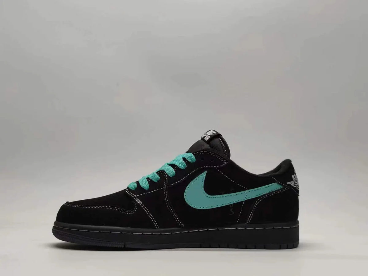 Jordan 1 Low Black Teal - Hình 6
