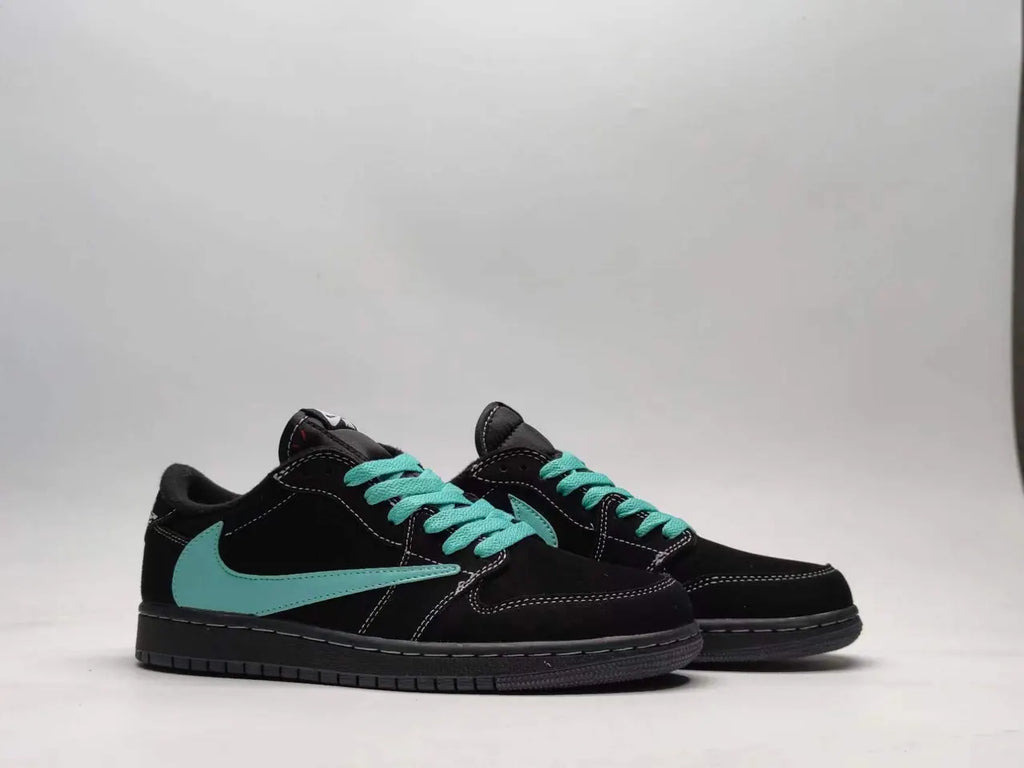 Jordan 1 Low Black Teal - Hình 3