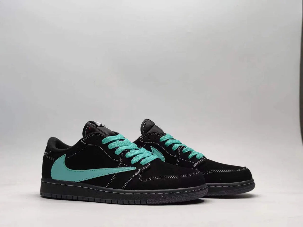 Jordan 1 Low Black Teal - Hình 3