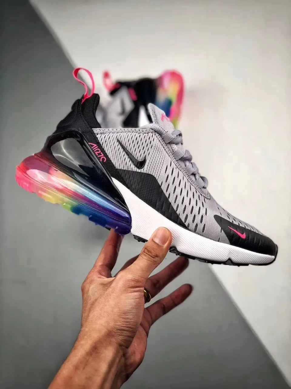 Nike Air Max 270 Gray Rainbow
