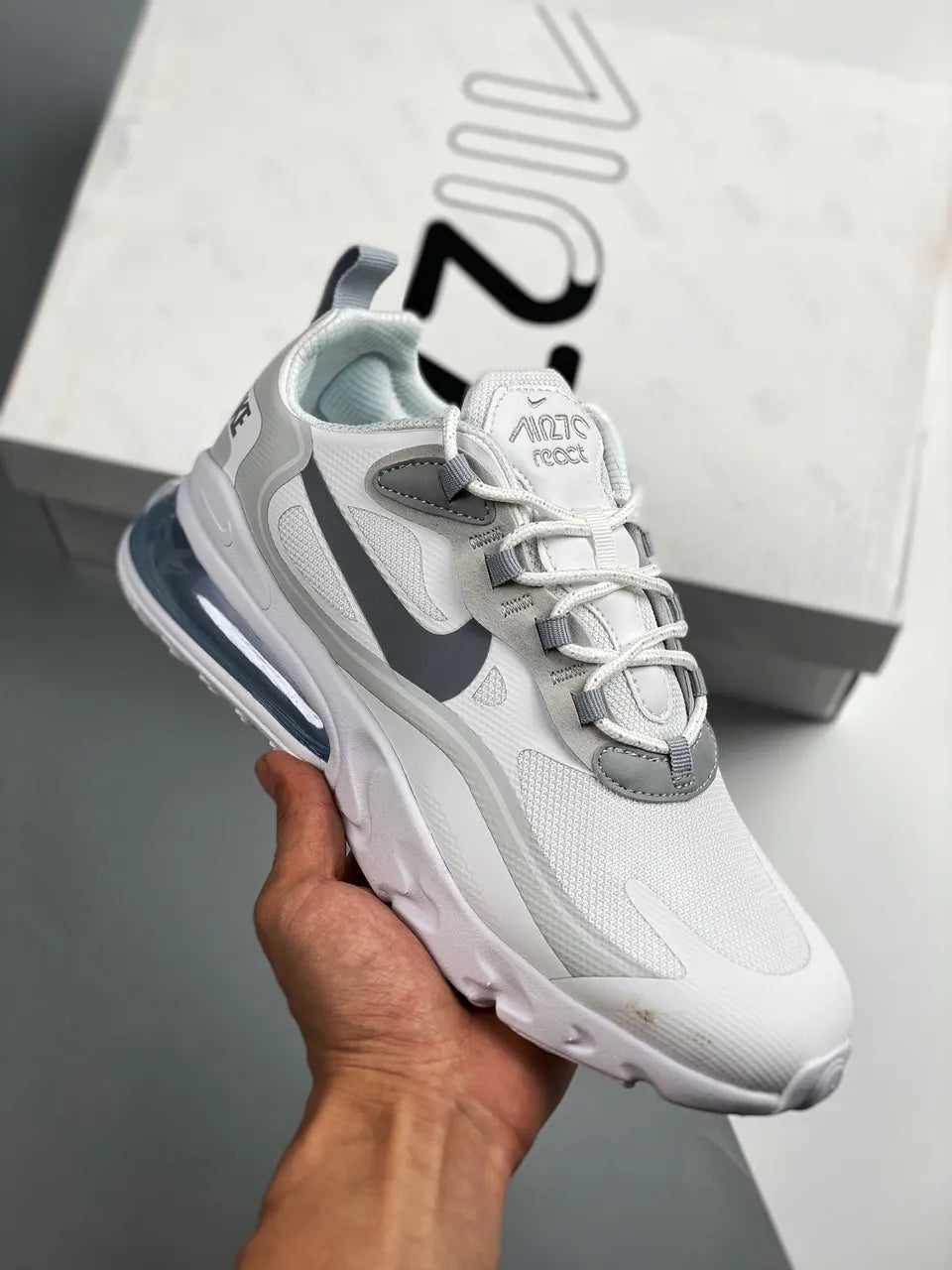 Nike Air Max 270 React White/Grey