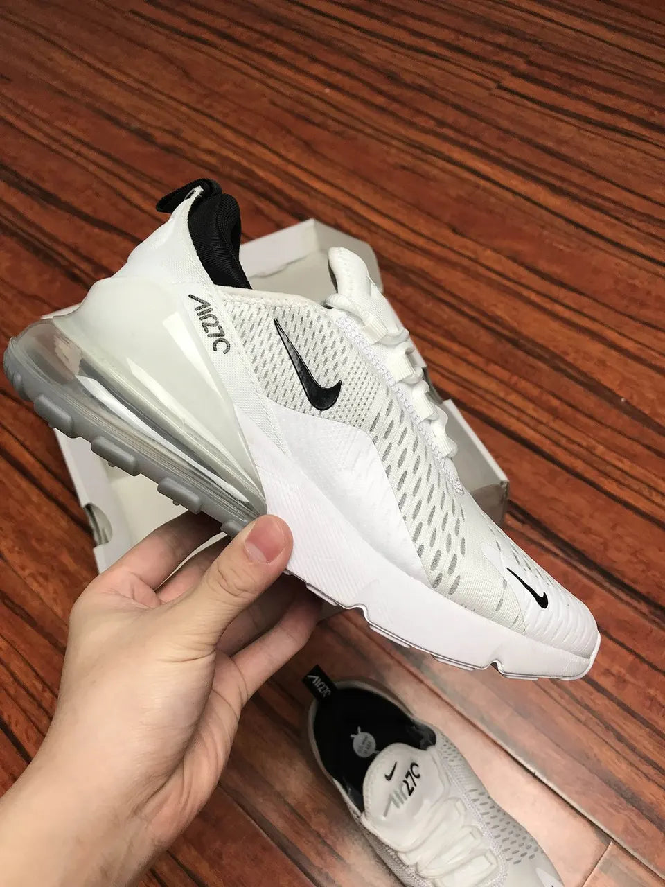 breathable Nike Air Max 270 Triple White