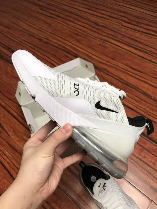 breathable Nike Air Max 270 Triple White - Hình 2