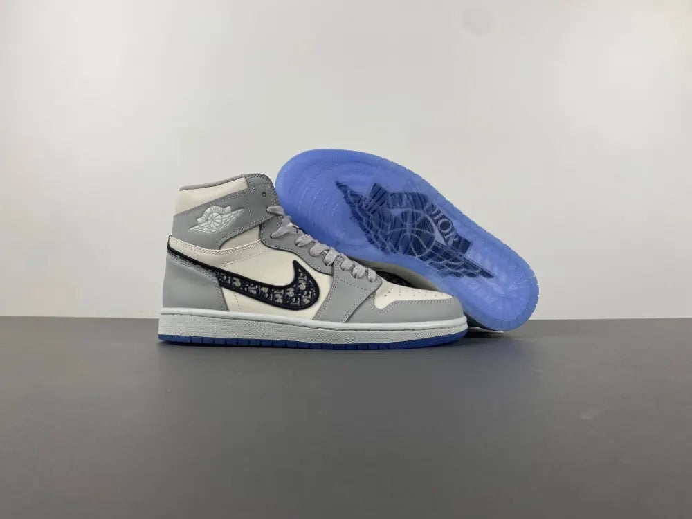 Air Jordan 1 High Dior Grey - Hình 13