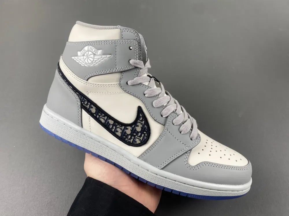 Air Jordan 1 High Dior Grey - Hình 12