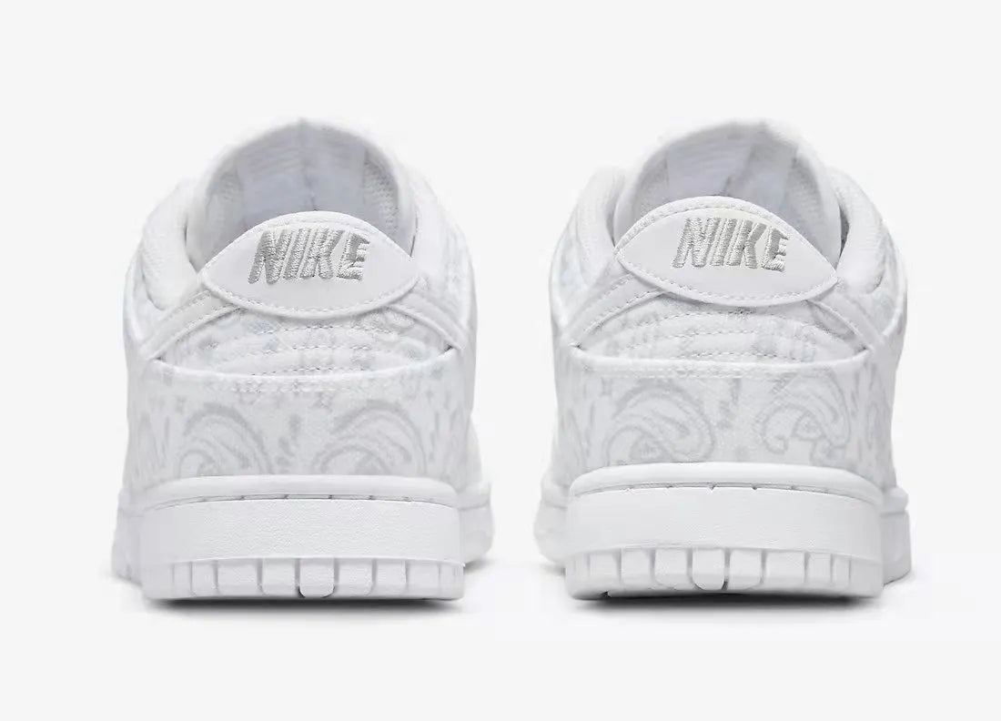 white Nike Dunk Low Paisley - Hình 3