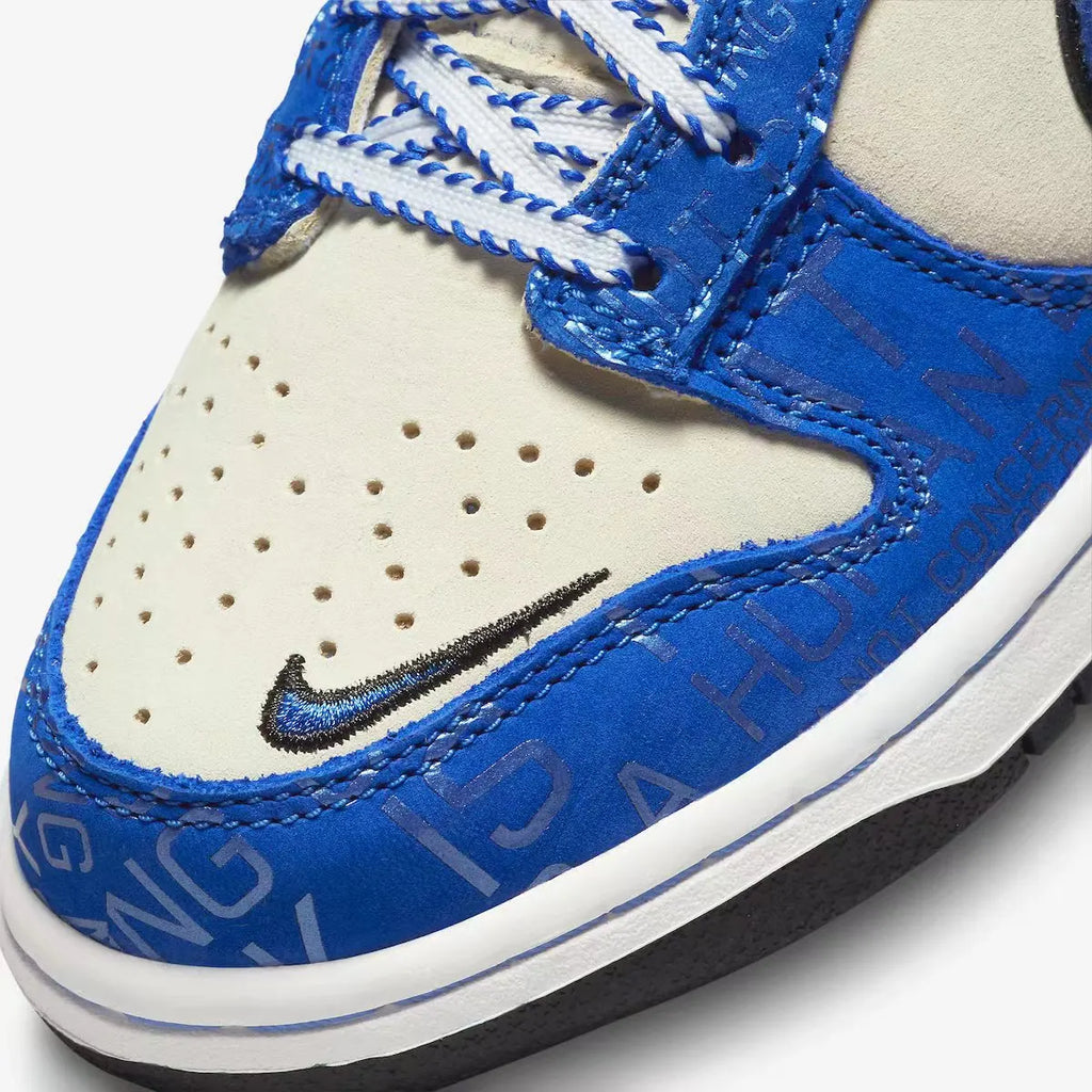 blue Nike Dunk Low Graffiti - Hình 3