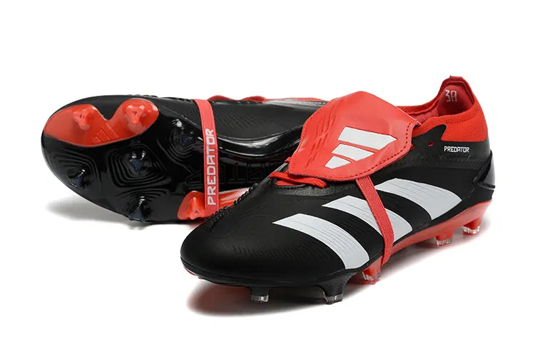 Adidas Predator Black Red Soccer Cleats - Hình 6