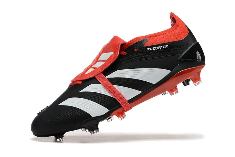Adidas Predator Black Red Soccer Cleats - Hình 4