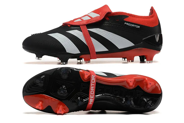 Adidas Predator Black Red Soccer Cleats - Hình 9