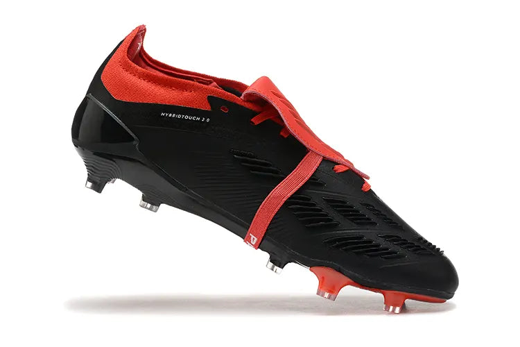 Adidas Predator Black Red Soccer Cleats - Hình 3