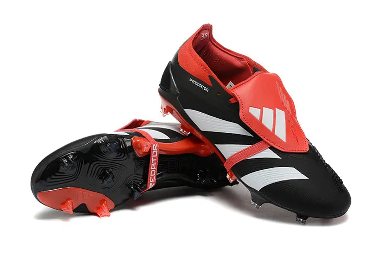 Adidas Predator Black Red Soccer Cleats - Hình 5