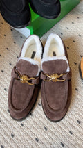 Bottega Veneta Black & Brown Flats EU 35-40