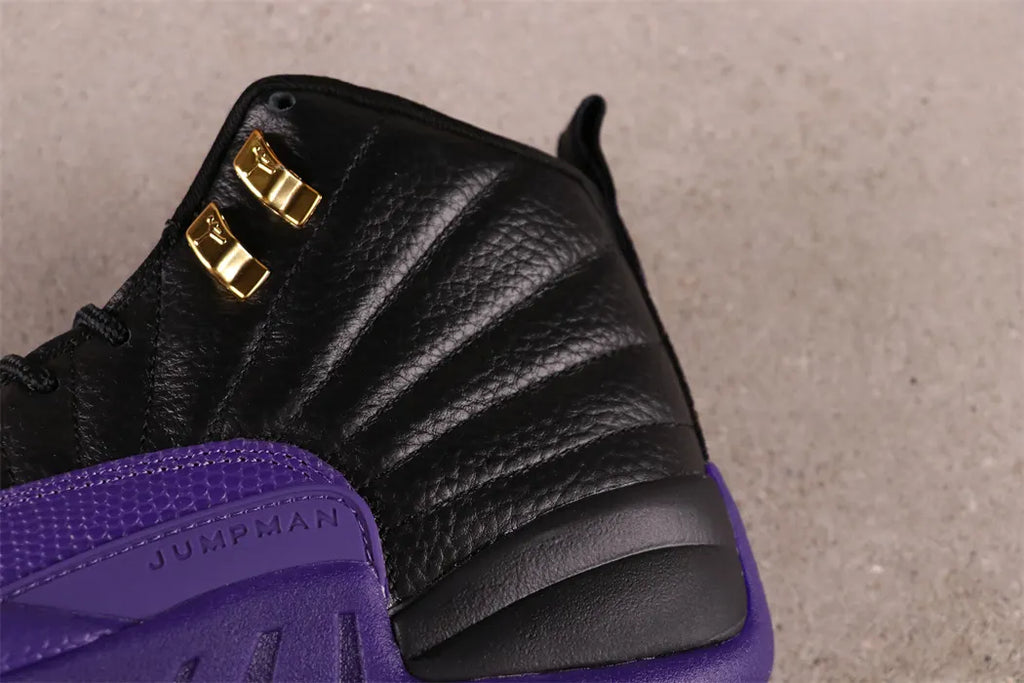 premium Air Jordan 12 Black Purple - Hình 8