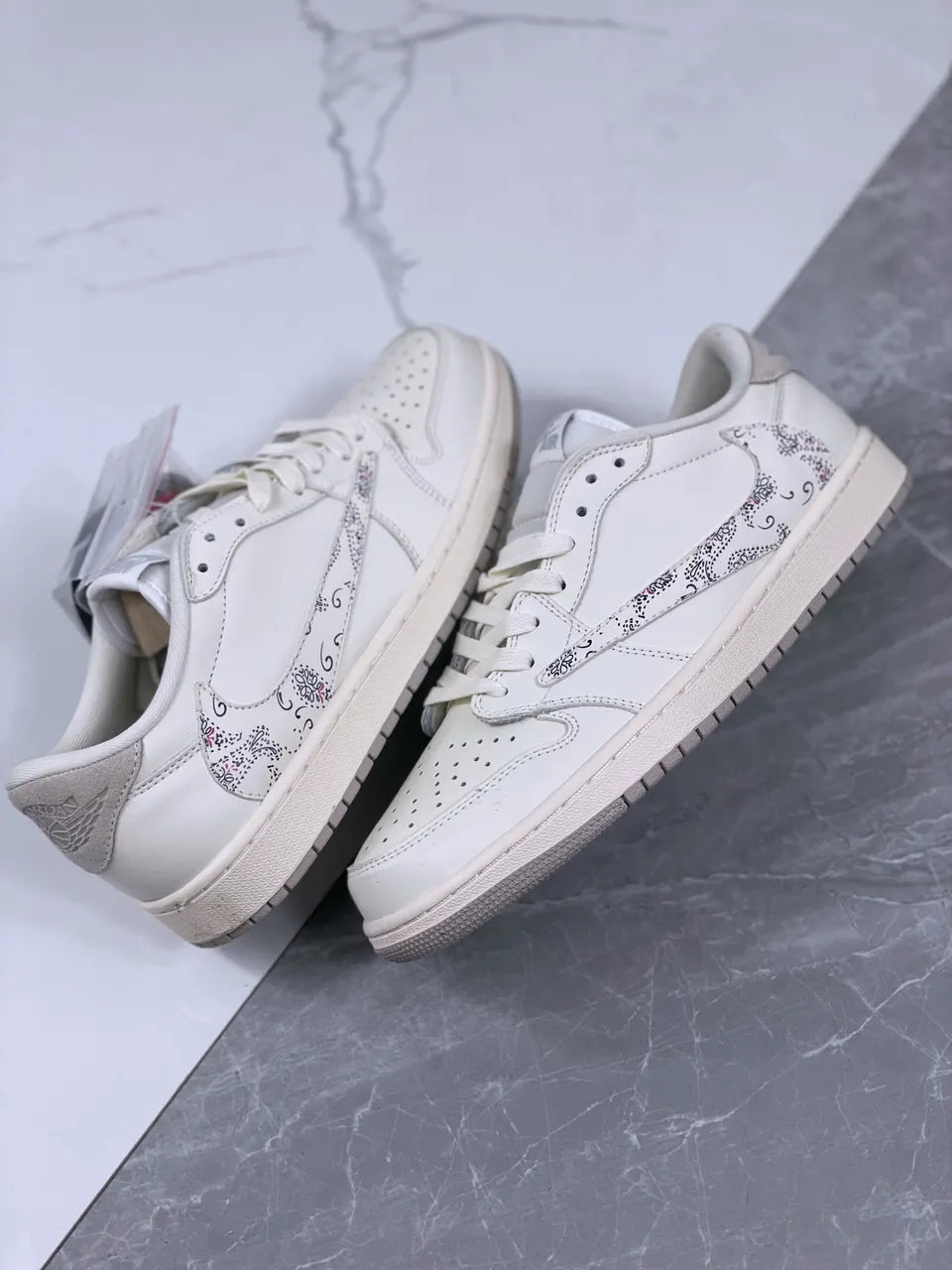 Jordan 1 Off-White Paisley - Hình 5