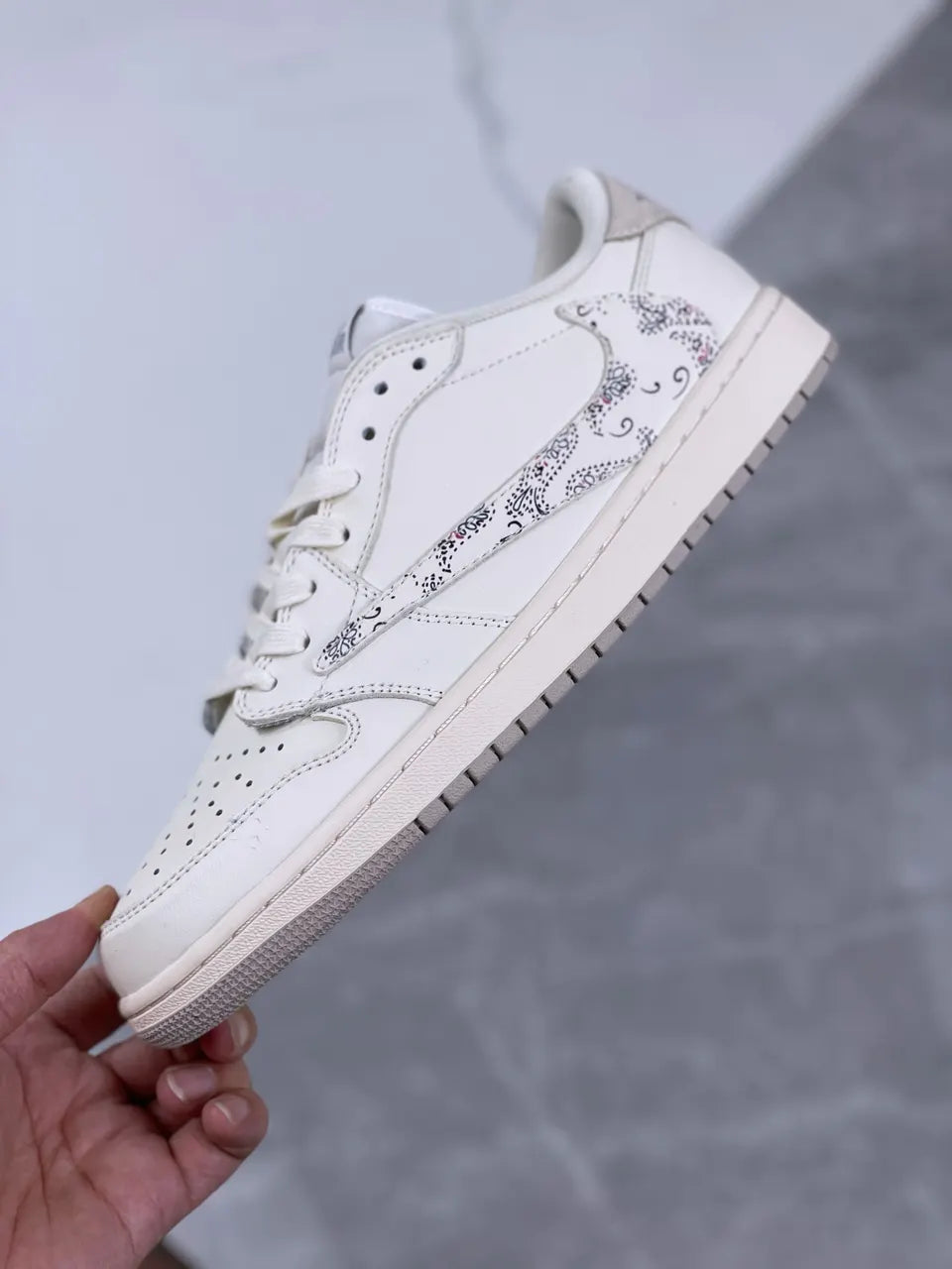 Jordan 1 Off-White Paisley - Hình 6