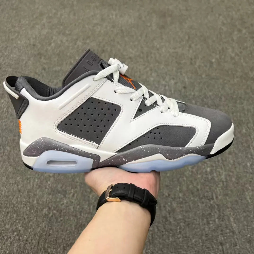 Air Jordan 6 Low Grey White - Hình 9