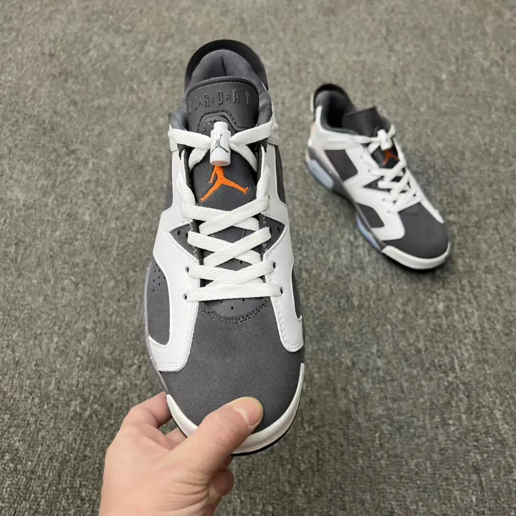 Air Jordan 6 Low Grey White - Hình 8