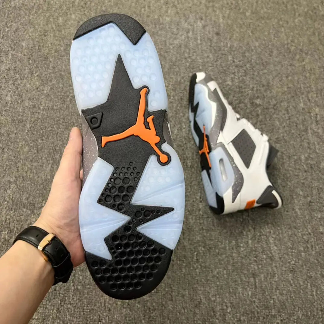 Air Jordan 6 Low Grey White - Hình 4