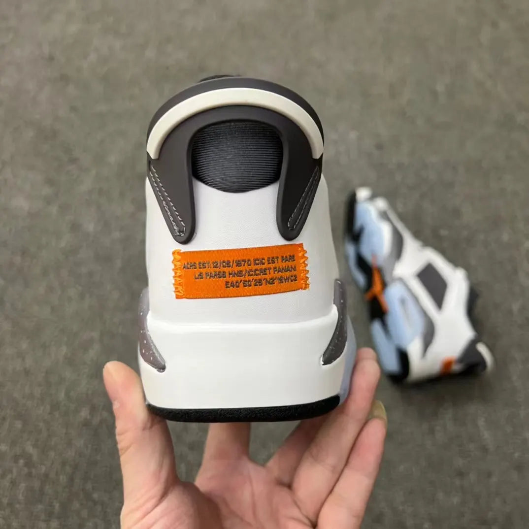 Air Jordan 6 Low Grey White - Hình 3