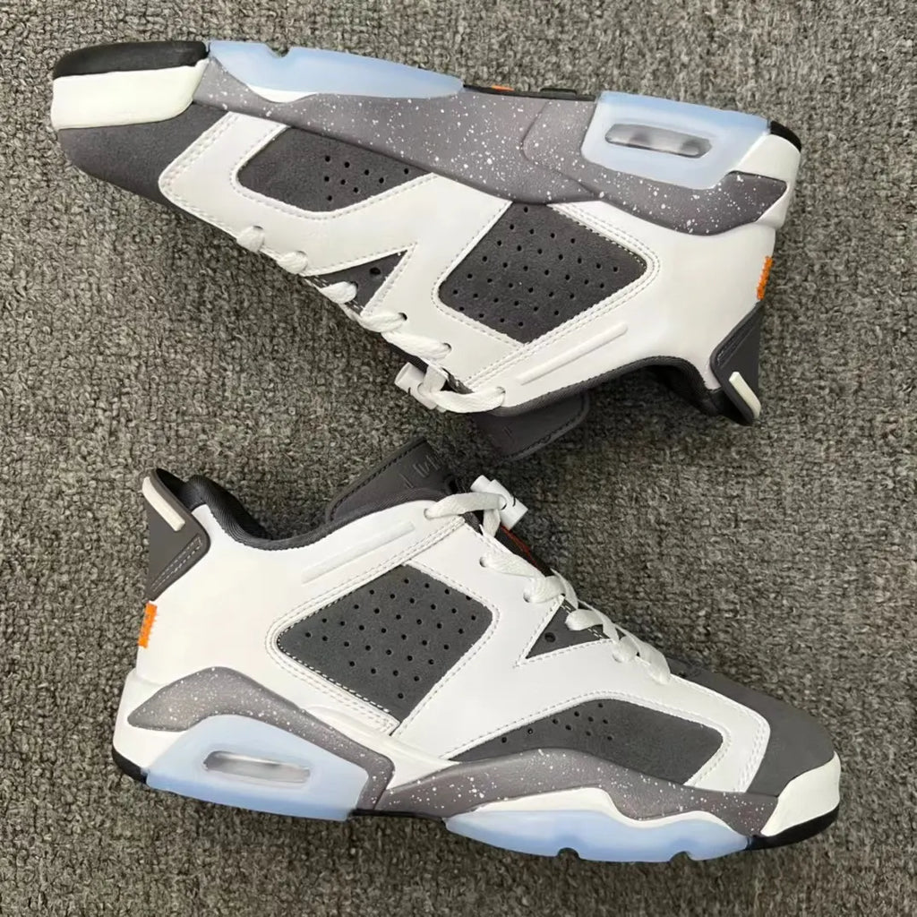 Air Jordan 6 Low Grey White - Hình 6