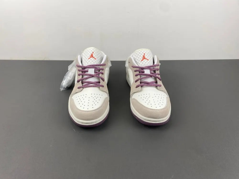 Air Jordan 1 Mid Grey Suede - Hình 2