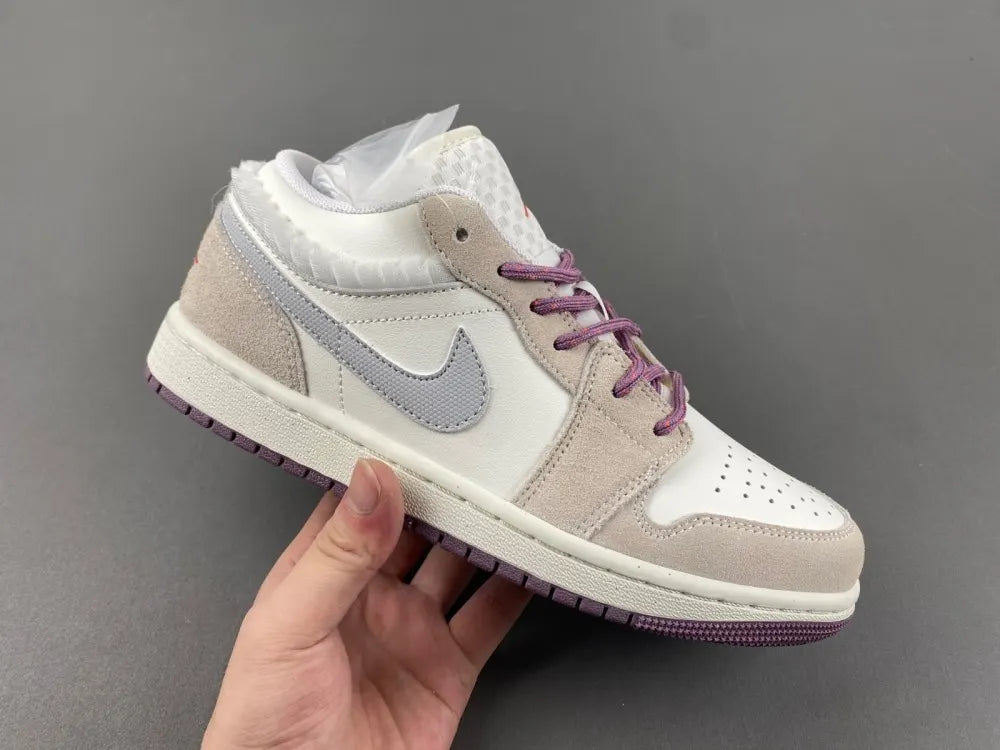 Air Jordan 1 Mid Grey Suede - Hình 14