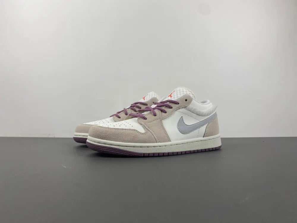 Air Jordan 1 Mid Grey Suede - Hình 11
