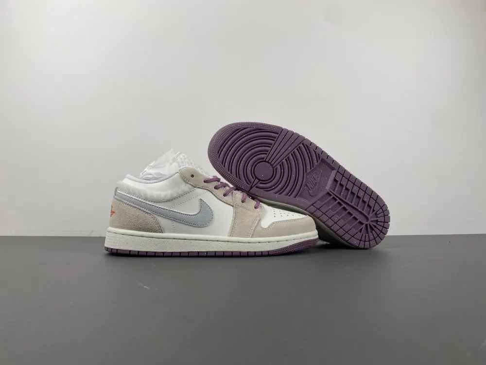 Air Jordan 1 Mid Grey Suede - Hình 15