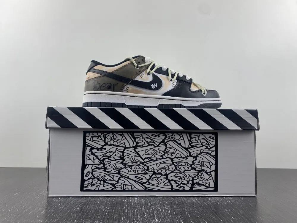 DFQ Custom Dunk Low Bear - Hình 13