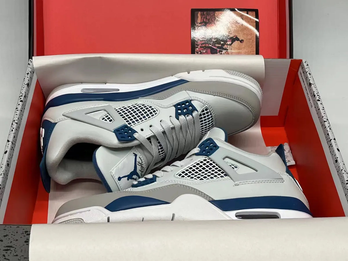 Air Jordan 4 Retro Military Blue classic - Hình 4