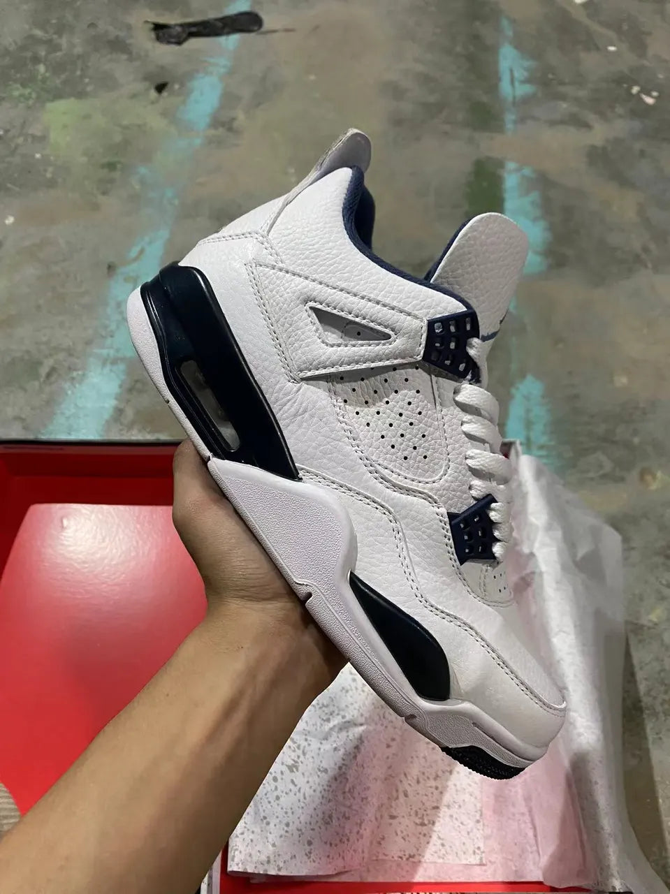 Air Jordan 4 Navy - Hình 6