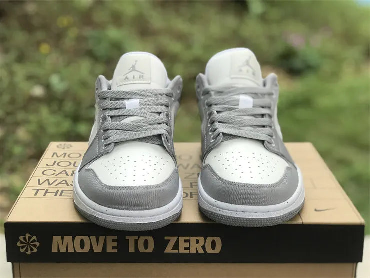 subtle Air Jordan 1 Low Grey White - Hình 6
