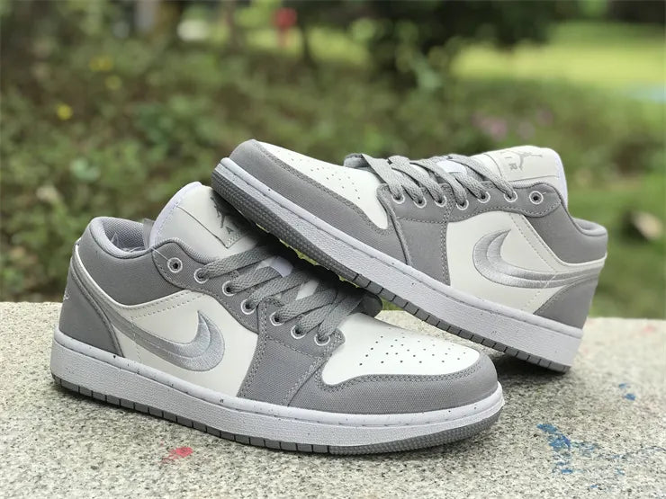subtle Air Jordan 1 Low Grey White - Hình 14