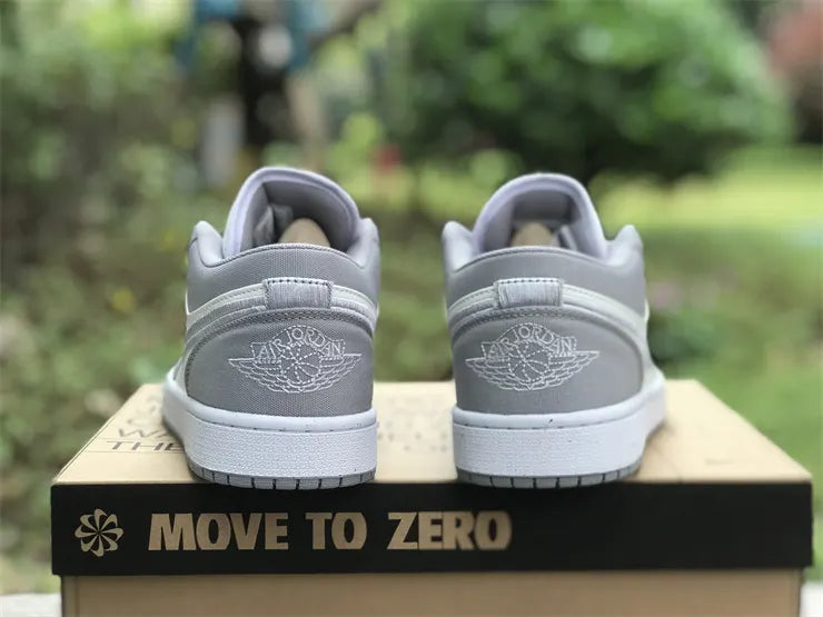 subtle Air Jordan 1 Low Grey White - Hình 8