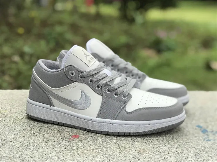 subtle Air Jordan 1 Low Grey White - Hình 12