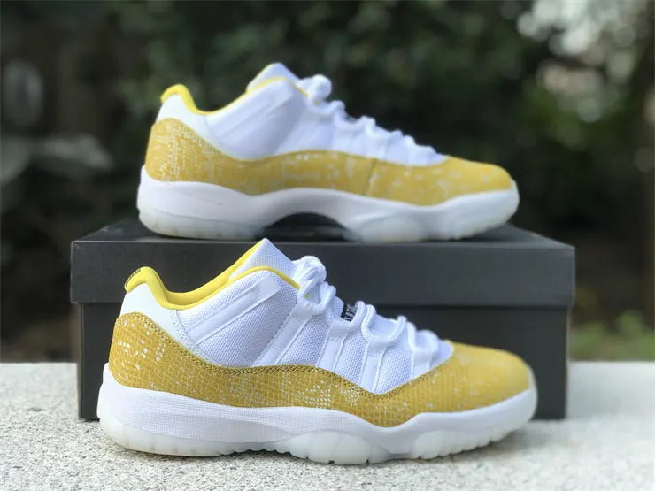 Air Jordan 11 Low Yellow Snakeskin - Hình 12