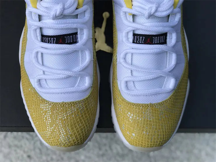 Air Jordan 11 Low Yellow Snakeskin - Hình 7