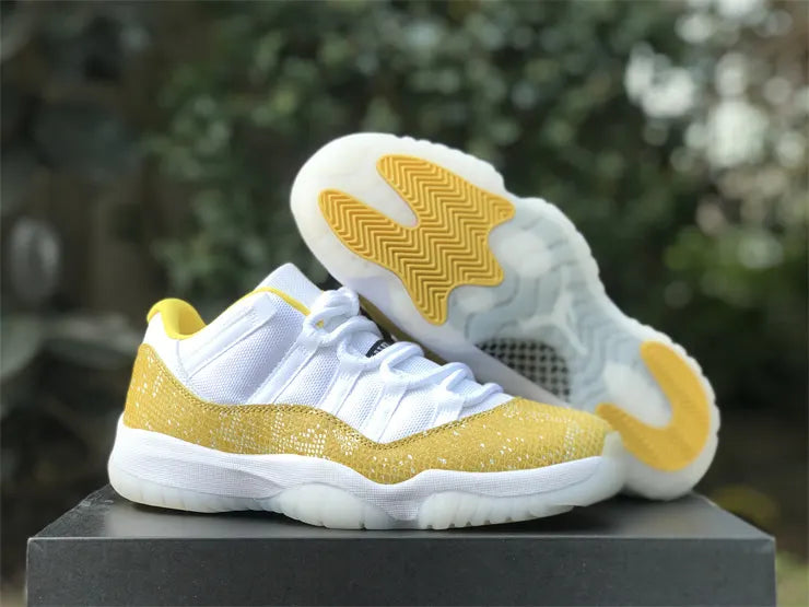 Air Jordan 11 Low Yellow Snakeskin - Hình 3