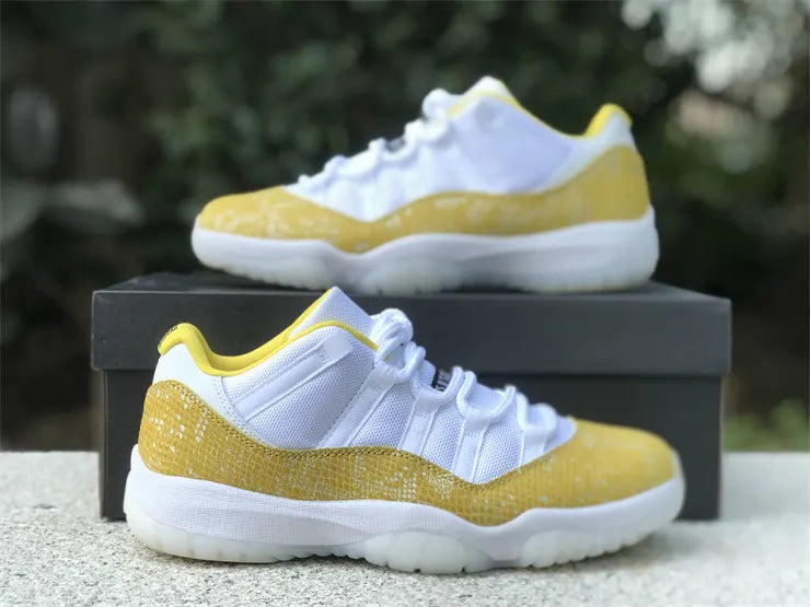 Air Jordan 11 Low Yellow Snakeskin - Hình 10