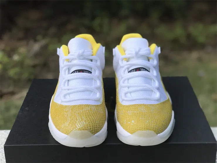 Air Jordan 11 Low Yellow Snakeskin - Hình 6