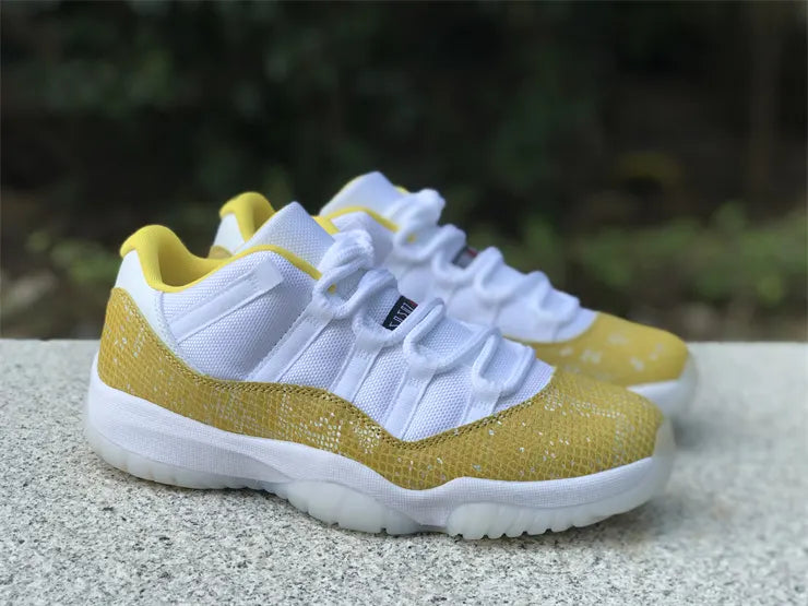 Air Jordan 11 Low Yellow Snakeskin - Hình 13