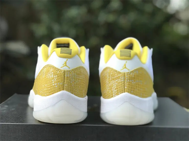 Air Jordan 11 Low Yellow Snakeskin - Hình 9