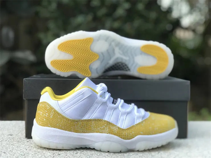 Air Jordan 11 Low Yellow Snakeskin - Hình 11
