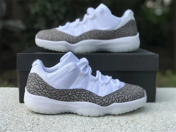 Jordan 11 Low Cement Grey - Hình 10