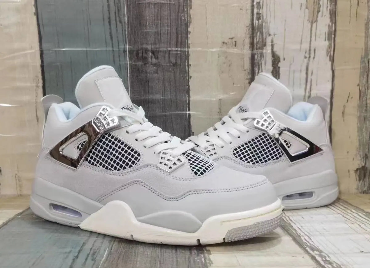 Air Jordan 4 Metallic Silver - Hình 6