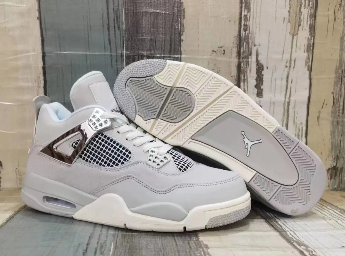 Air Jordan 4 Metallic Silver - Hình 9