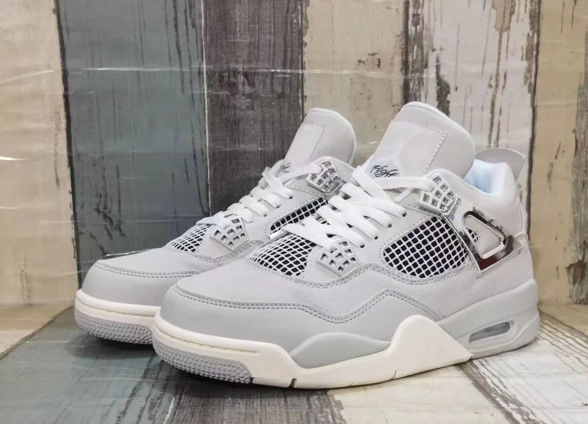 Air Jordan 4 Metallic Silver - Hình 7